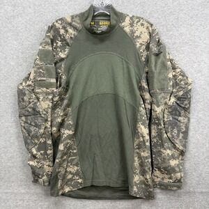 Massif US Army Combat Shirt Medium ACU Green Digital Military Elbow Pad Tactical